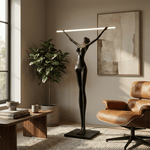Ascend Sculptural Floor Lamp with Integrated LED Light
