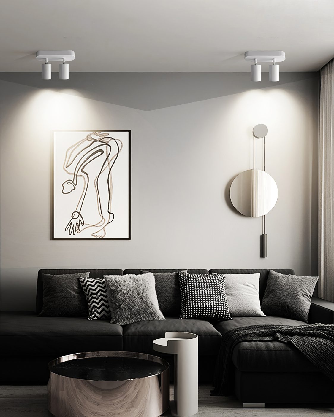 Track Dual Head Downlight