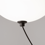 Asteris Multi-Globe Pendant Light – Opal Glass & Black Cord