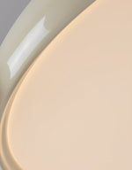 Lola Round LED Pendant Light in Cream and Terracotta