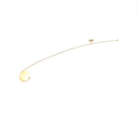 Astral Curve Ceiling Light – Modern LED Flush Mount for Living Room & Bedroom