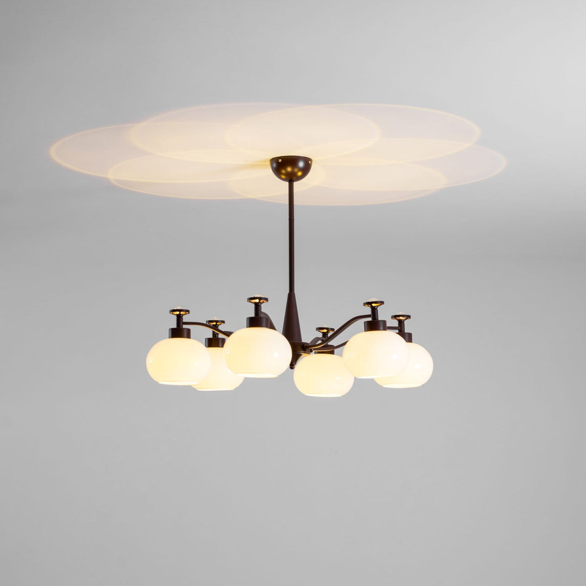 Astrid Modern Glass Globe Chandelier for Dining Room and Living Room