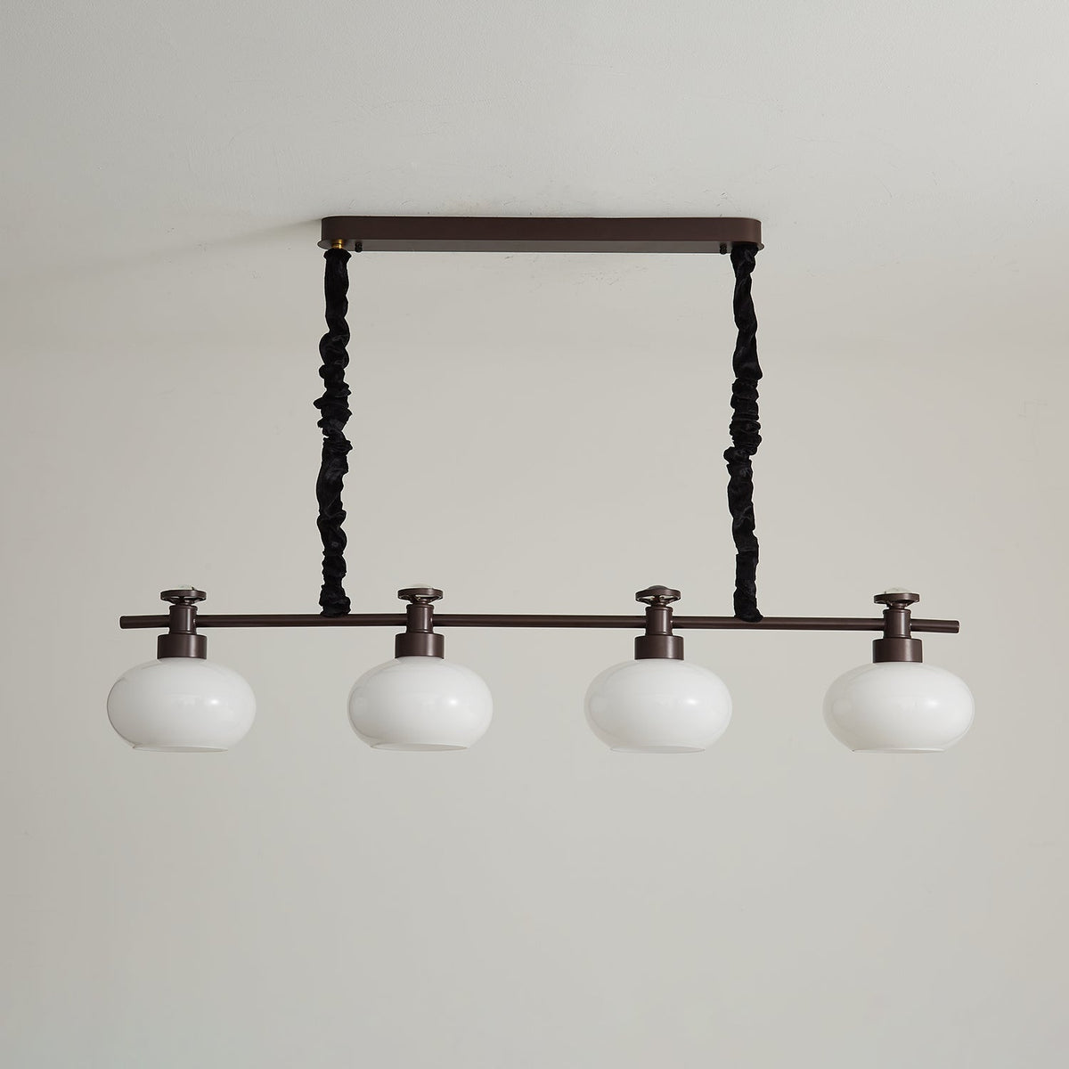 Astrid Modern Glass Globe Chandelier for Dining Room and Living Room