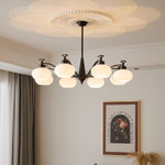 Astrid Modern Glass Globe Chandelier for Dining Room and Living Room
