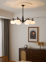 Astrid Modern Glass Globe Chandelier for Dining Room and Living Room