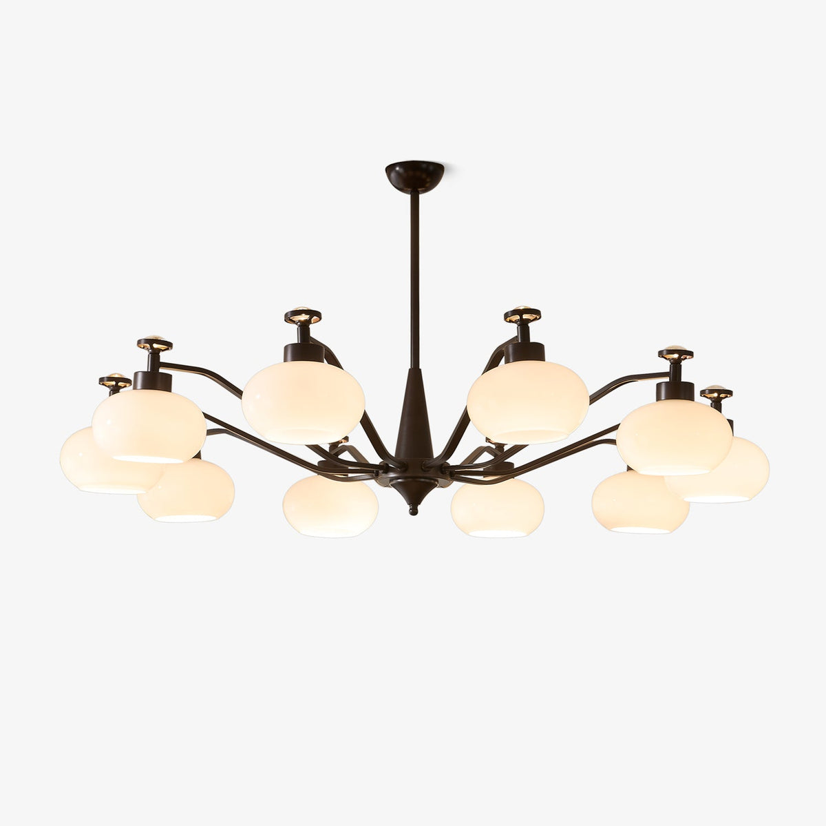 Astrid Modern Glass Globe Chandelier for Dining Room and Living Room