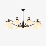 Astrid Modern Glass Globe Chandelier for Dining Room and Living Room