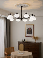 Astrid Modern Glass Globe Chandelier for Dining Room and Living Room
