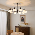 Astrid Modern Glass Globe Chandelier for Dining Room and Living Room