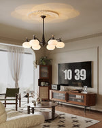 Astrid Modern Glass Globe Chandelier for Dining Room and Living Room