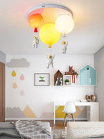 Astronaut Balloon Flush Mount Ceiling Light – Glossy Designer Lamp