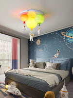 Astronaut Balloon Flush Mount Ceiling Light – Glossy Designer Lamp