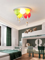 Astronaut Balloon Flush Mount Ceiling Light – Glossy Designer Lamp