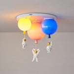 Astronaut Balloon Flush Mount Ceiling Light – Glossy Designer Lamp