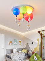 Astronaut Balloon Flush Mount Ceiling Light – Glossy Designer Lamp