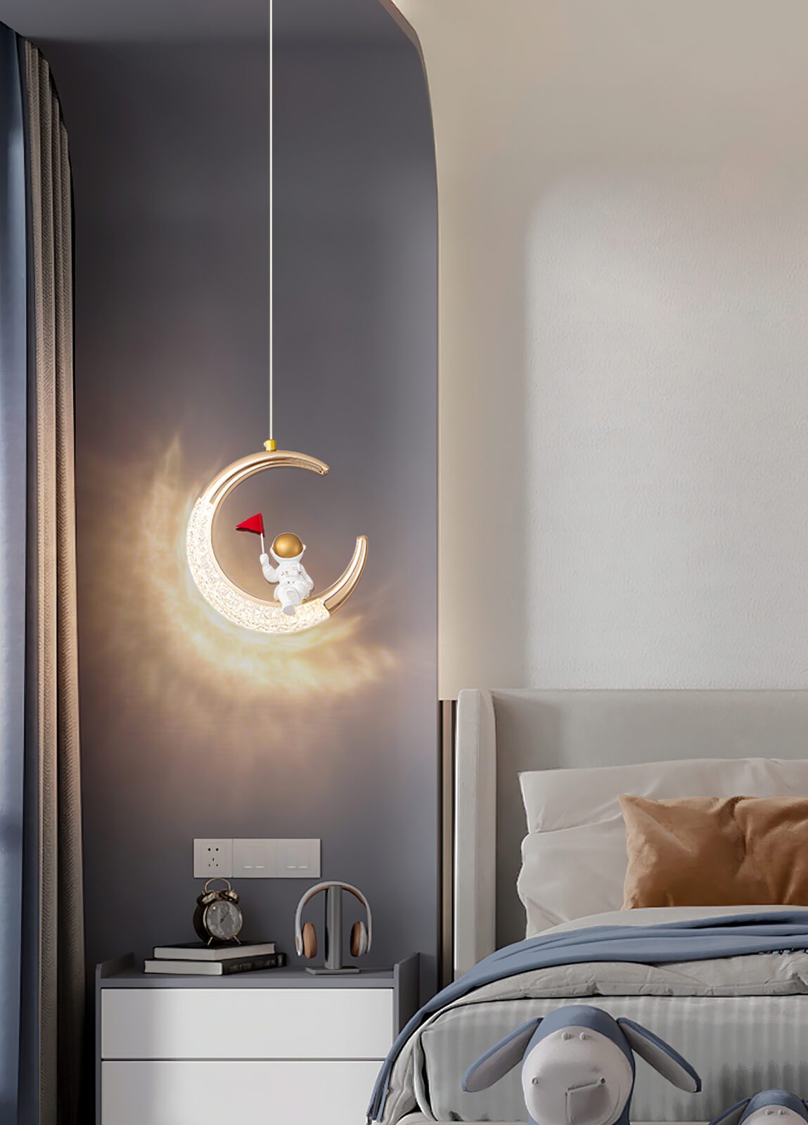 Astronaut Moon Pendant Lights