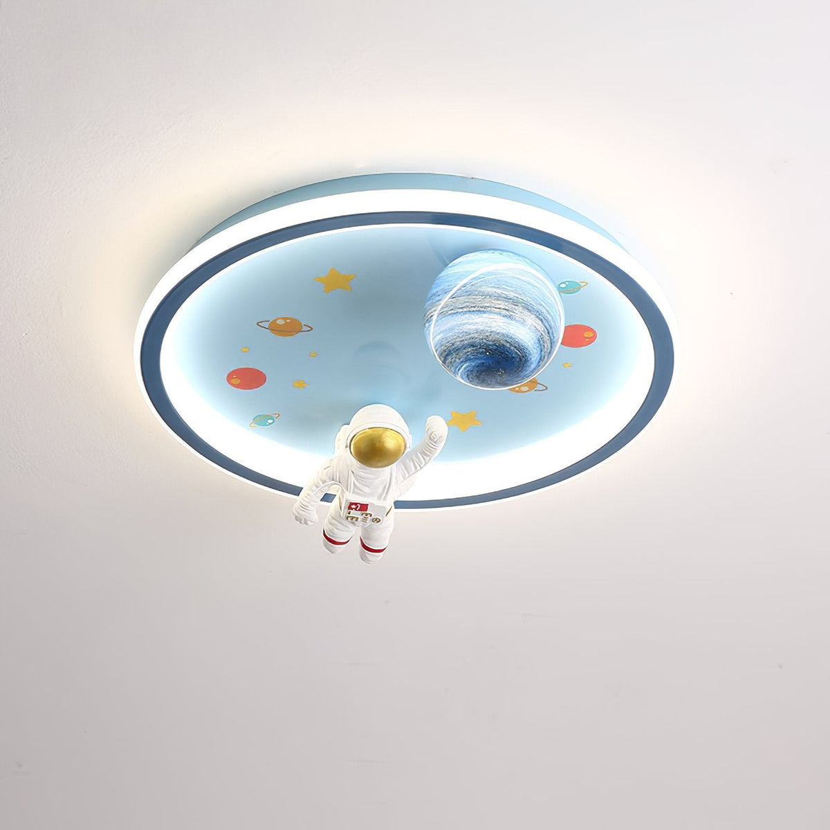 Astronaut Planet Ceiling Lamp