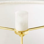 Athena Alabaster Table Lamp – Modern Sculptural Bedside Light