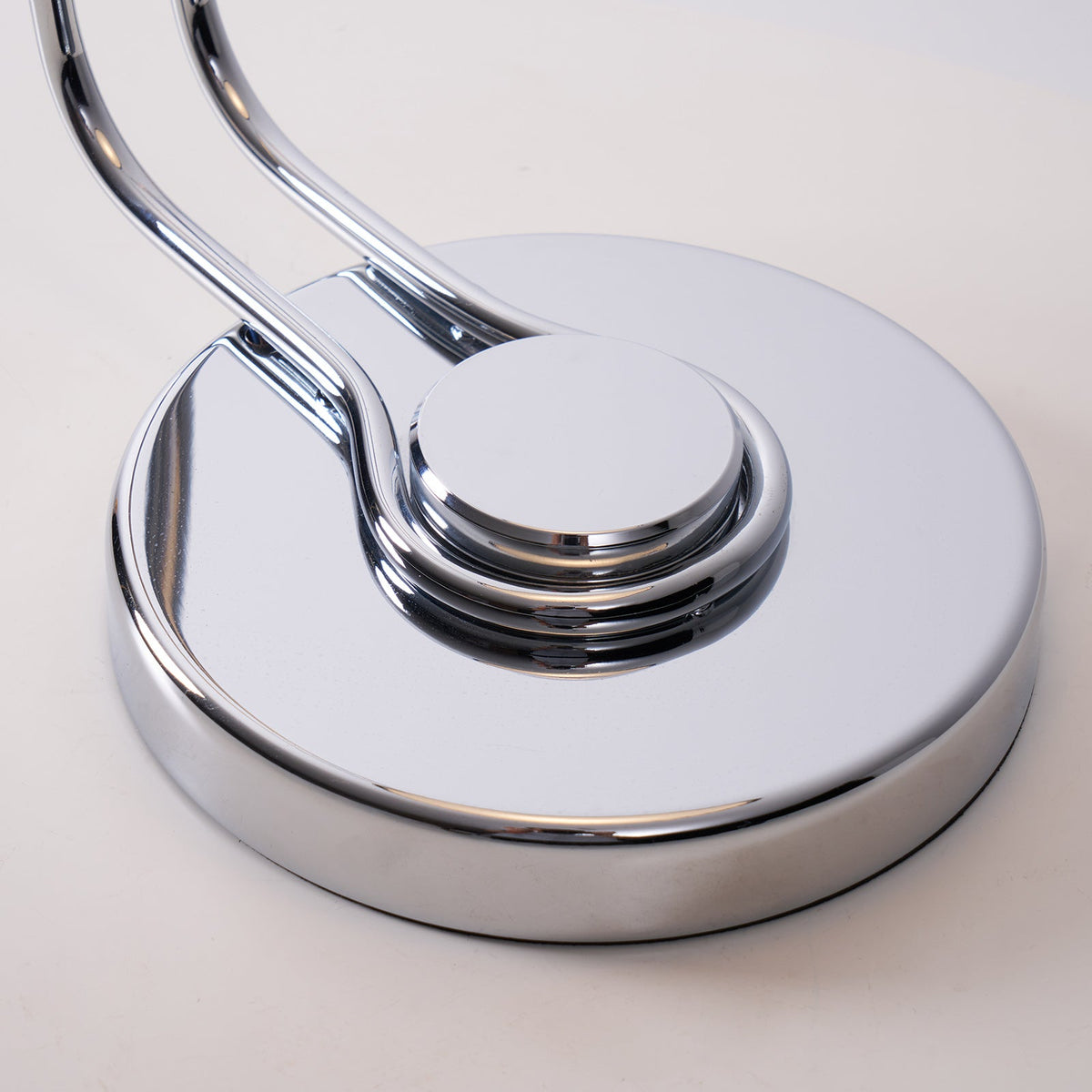 Domex Modern Desk Lamp with Chrome Accents and Integrated LED