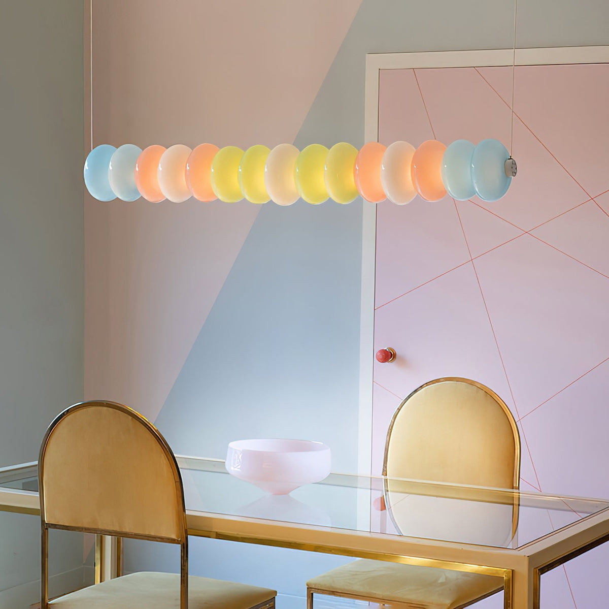 Stack Candy Pendant Light – Modern Glass Sphere Chandelier for Dining & Living Areas