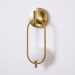 Aurea Brass Wall Sconce – Modern Minimalist Oval Glass Wall Light