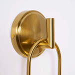 Aurea Brass Wall Sconce – Modern Minimalist Oval Glass Wall Light