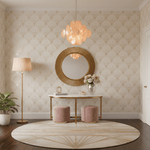 Aurelia Apricot Glass Chandelier – Modern Murano-Inspired Pendant Light
