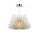 Aurelia Glass Petal Chandelier – Modern Designer Ceiling Light