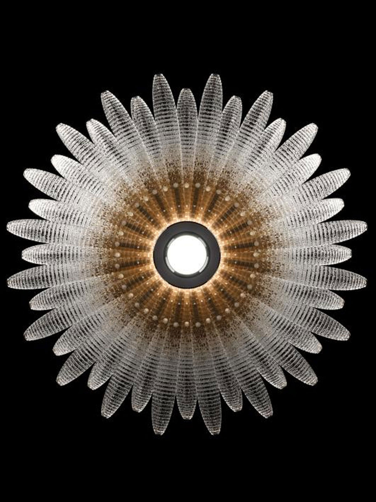 Aurelia Glass Petal Chandelier – Modern Designer Ceiling Light