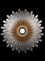 Aurelia Glass Petal Chandelier – Modern Designer Ceiling Light
