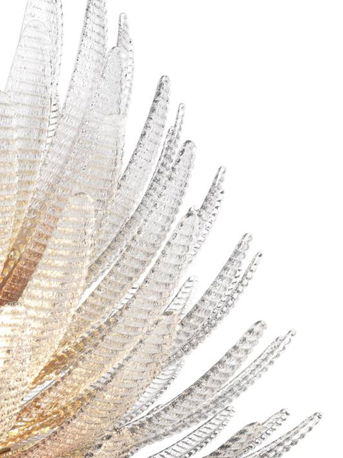 Aurelia Glass Petal Chandelier – Modern Designer Ceiling Light