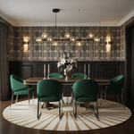 Aurelia Globe Chandelier – Modern Glass & Gold Pendant Light for Dining Room