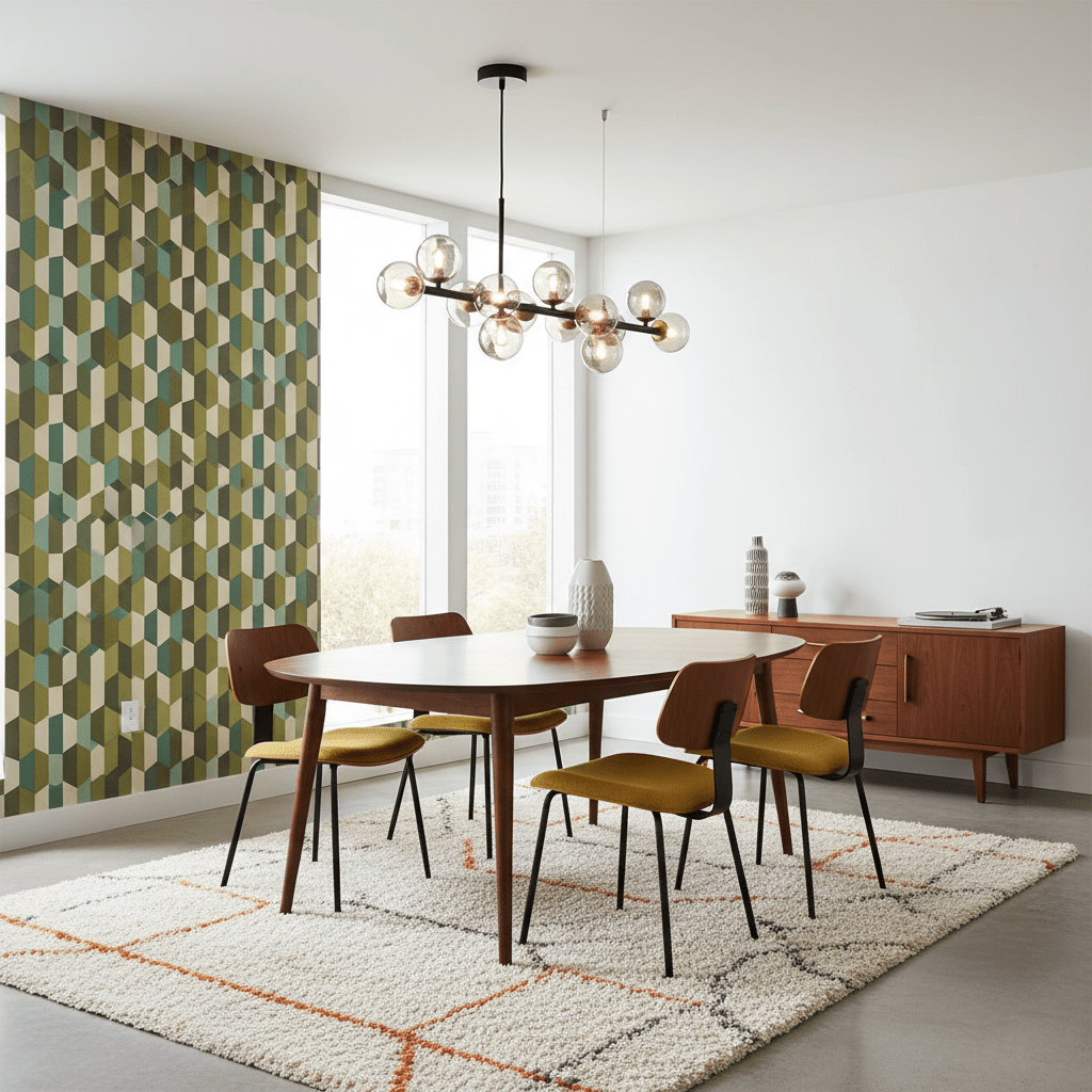 Aurelia Globe Chandelier – Modern Glass & Gold Pendant Light for Dining Room