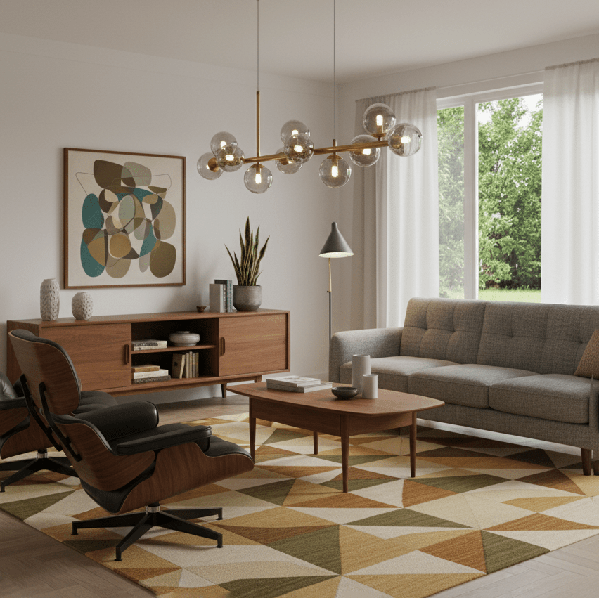 Aurelia Globe Chandelier – Modern Glass & Gold Pendant Light for Dining Room