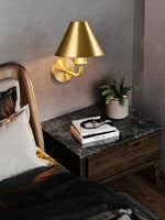 Aurelia Brass Wall Sconce – Modern Minimalist Illumination