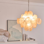 Aurelia Apricot Glass Chandelier – Modern Murano-Inspired Pendant Light