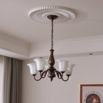 Aurelia Fleur Modern Glass Chandelier for Dining Room and Living Room