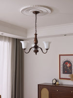 Aurelia Fleur Modern Glass Chandelier for Dining Room and Living Room