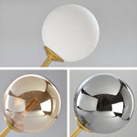 Aurelia Globe Chandelier – Modern Glass & Gold Pendant Light for Dining Room
