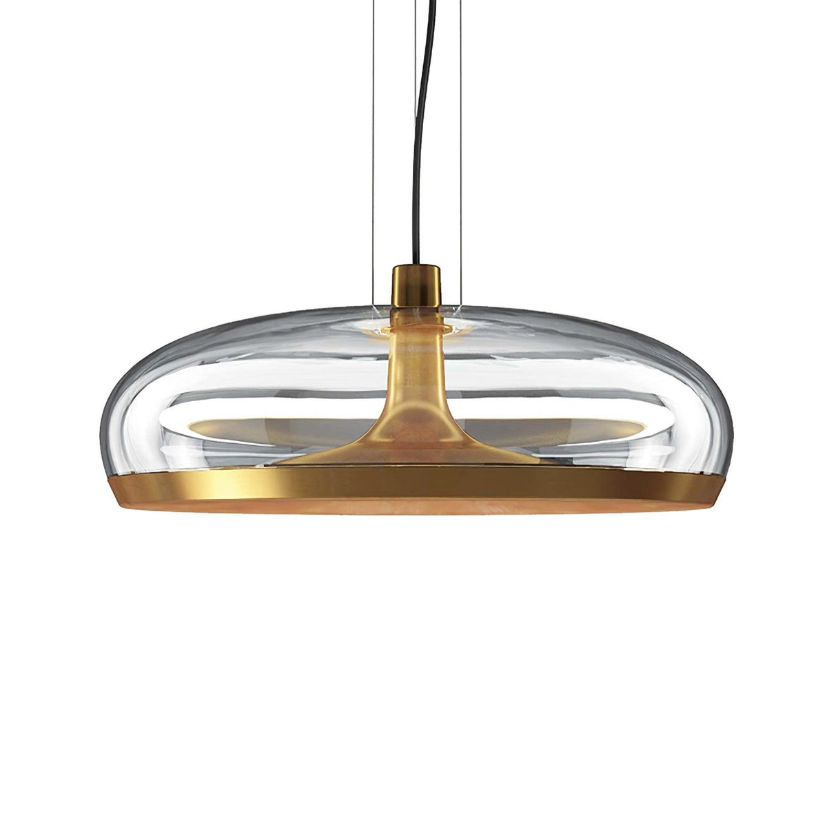 Aurelia LED Pendant Light – Modern Glass & Metal Hanging Lamp for Dining Room and Living Room