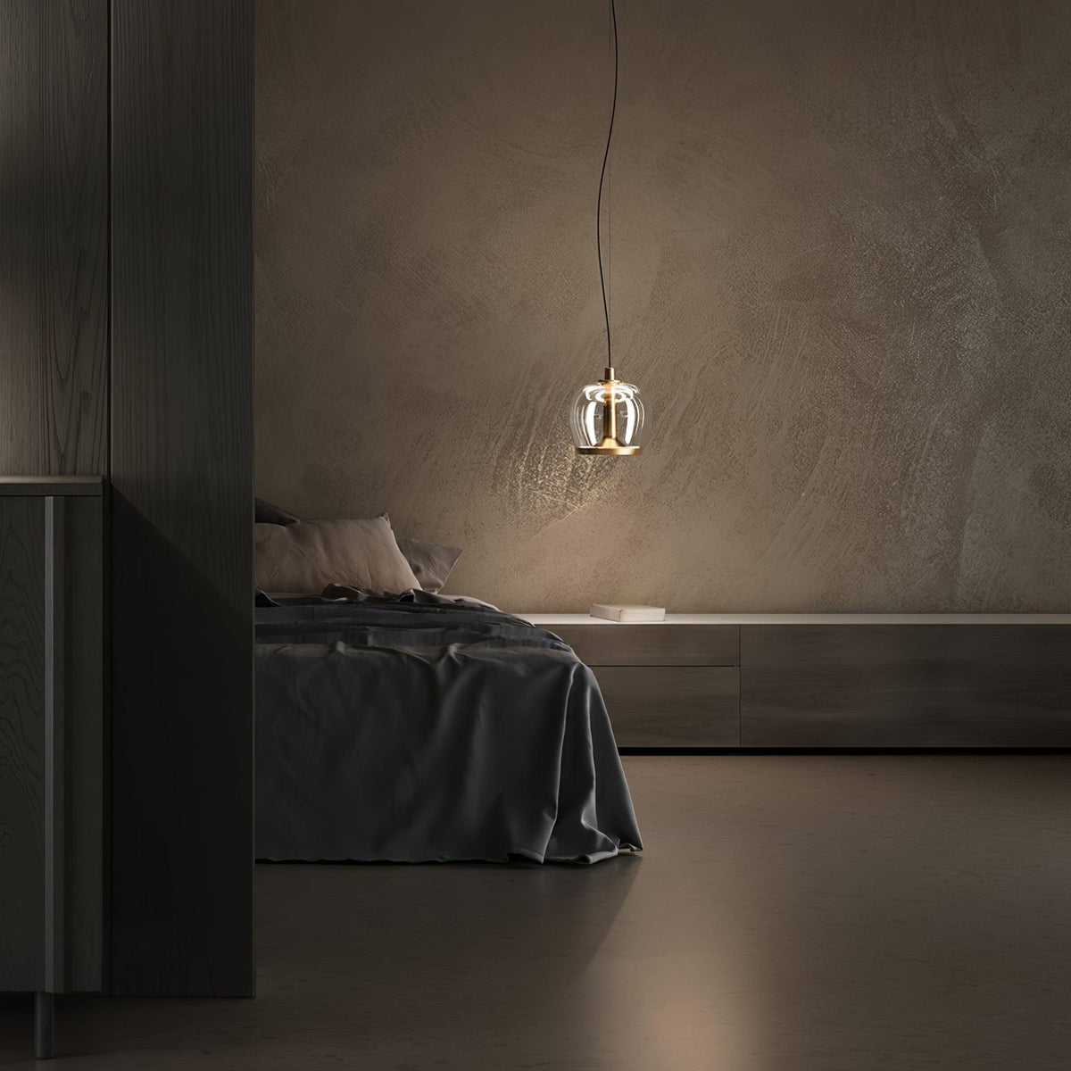 Aurelia LED Pendant Light – Modern Glass & Metal Hanging Lamp for Dining Room and Living Room