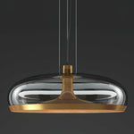 Aurelia LED Pendant Light – Modern Glass & Metal Hanging Lamp for Dining Room and Living Room