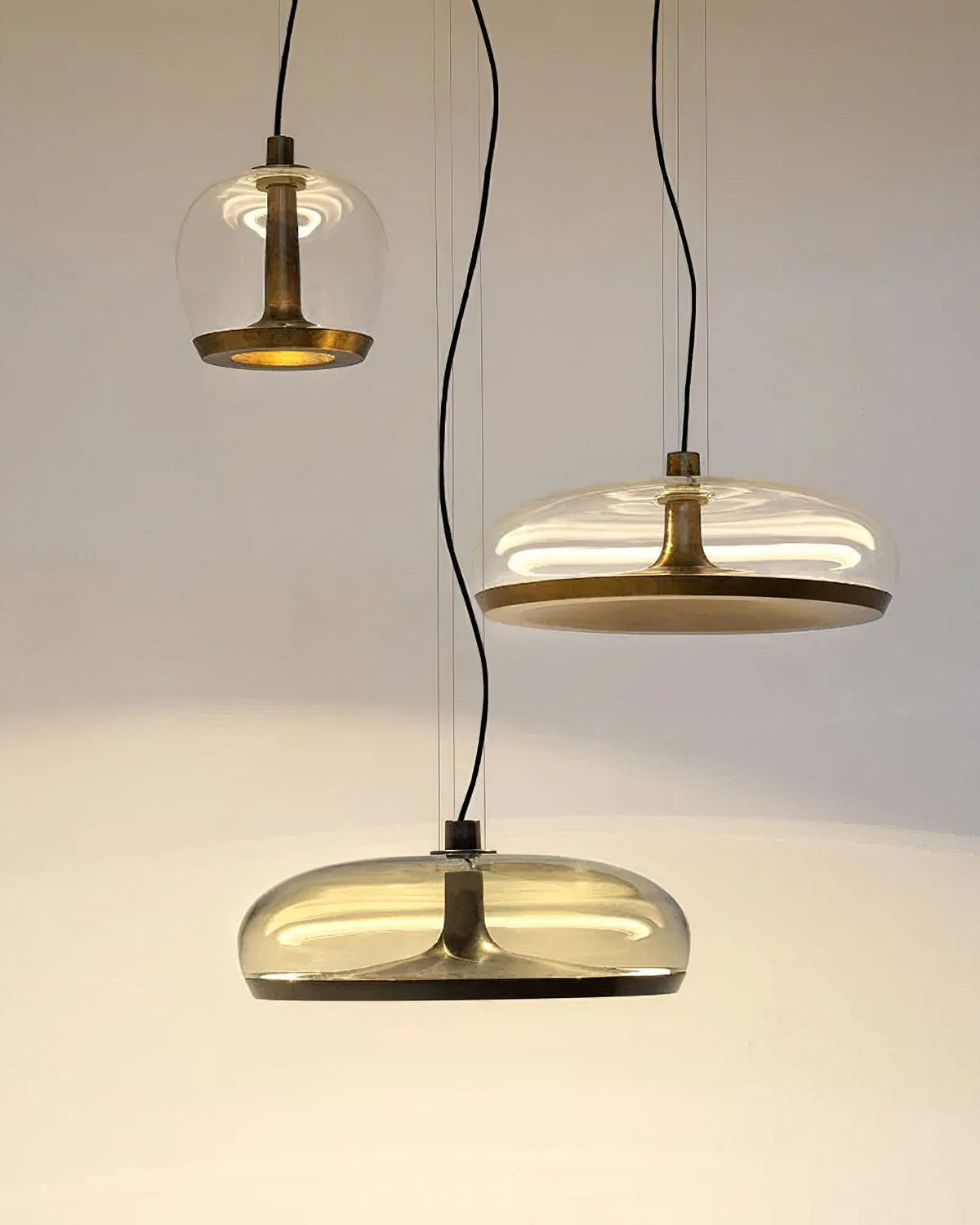 Aurelia LED Pendant Light – Modern Glass & Metal Hanging Lamp for Dining Room and Living Room