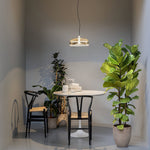 Aurelia LED Pendant Light – Modern Glass & Metal Hanging Lamp for Dining Room and Living Room