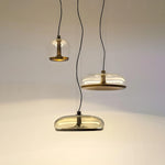 Aurelia LED Pendant Light – Modern Glass & Metal Hanging Lamp for Dining Room and Living Room