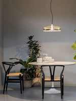 Aurelia LED Pendant Light – Modern Glass & Metal Hanging Lamp for Dining Room and Living Room