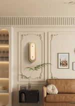 Aurelia Perforated Alabaster Wall Sconce in Gold
