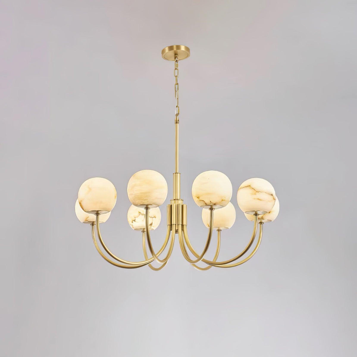 Aurelian Alabaster Globe Chandelier