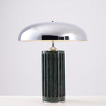 Aurelio Dome Table Lamp with Marble Base – Modern Sculptural Lighting