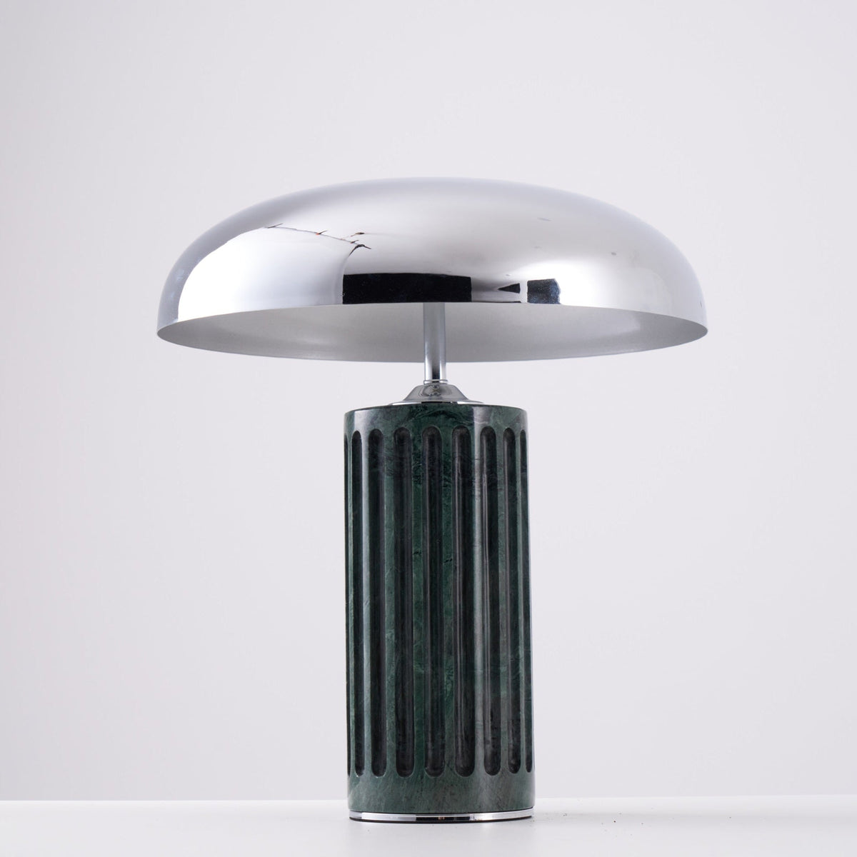 Aurelio Dome Table Lamp with Marble Base – Modern Sculptural Lighting